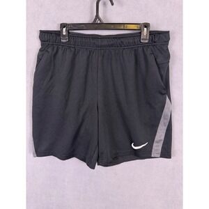 Nike Dri-FIT Mens Training Shorts Black Grey Standard Fit CJ2007-010 Size XL